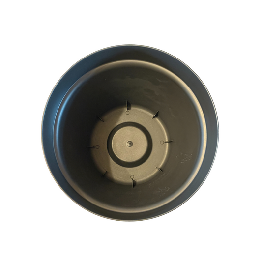 Pflanztopf Basic - Schwarz - inkl. Untersetzer - Ø30cm