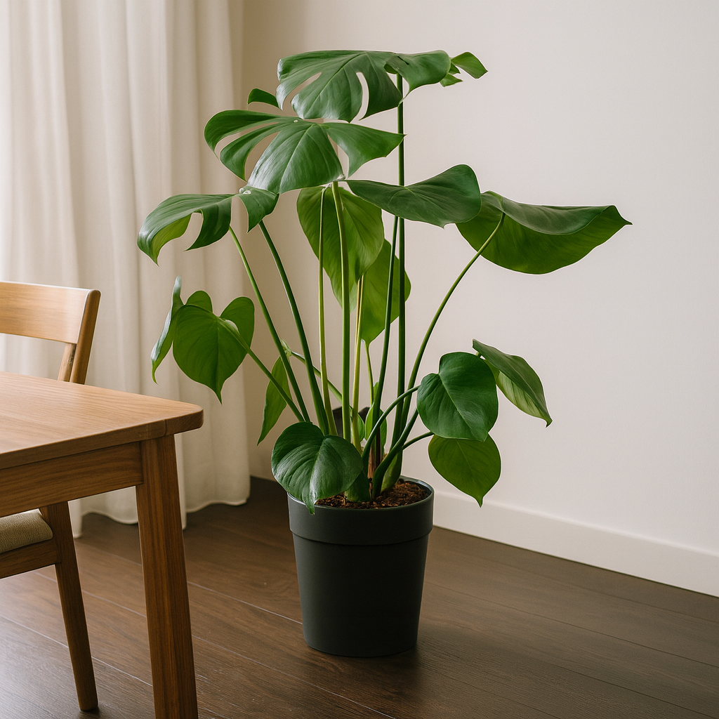 Monstera Deliciosa Tauerii ⭥80cm – Kompaktes Fensterblatt