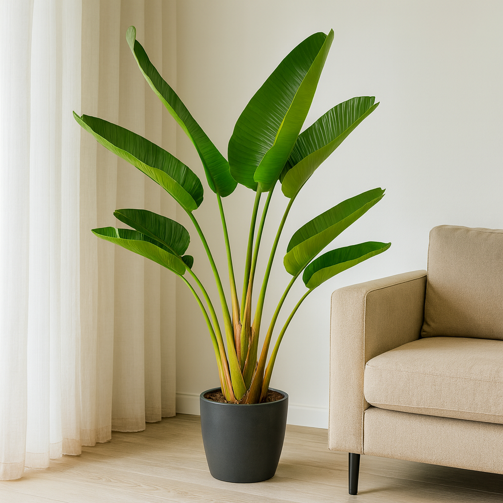 Strelitzia Augusta ⭥160cm – Weiße Paradiesvogelblume