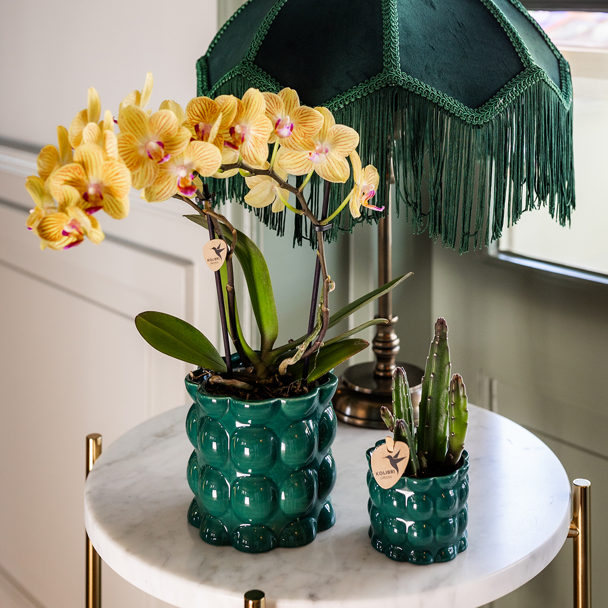 Gelbe Orchidee "Lima" - ⭥35cm