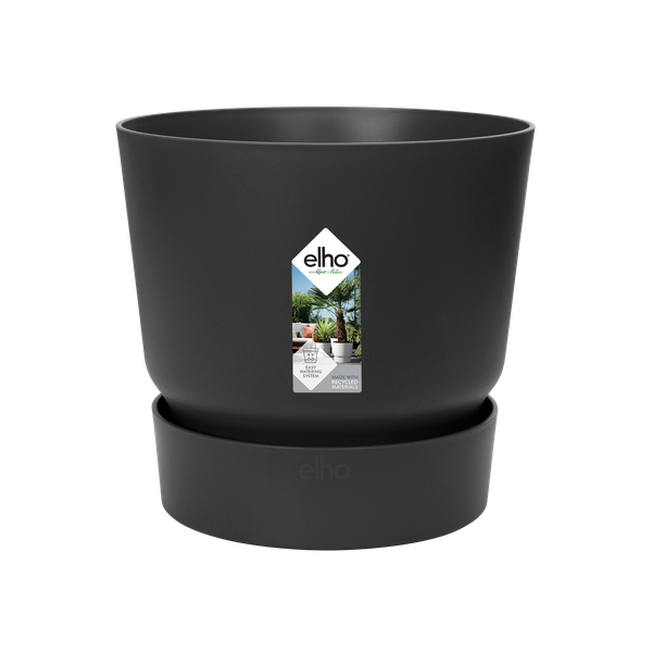 Pflanztopf ELHO Greenville - Schwarz - Ø24cm