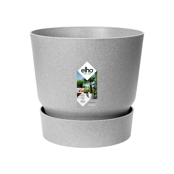 Pflanztopf ELHO Greenville - Grau - 〈Ø14cm〉