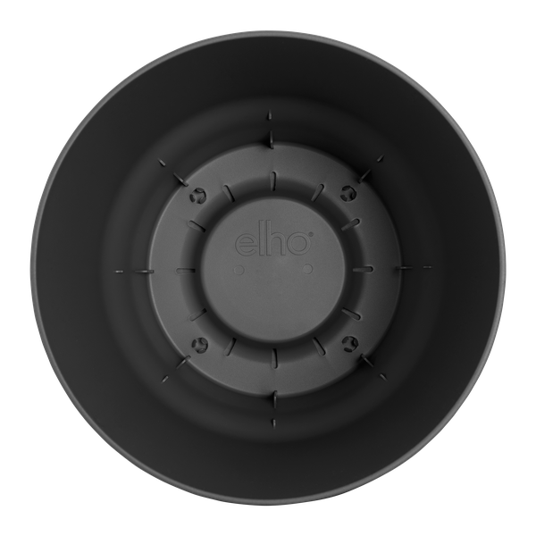Pflanztopf ELHO Greenville - Schwarz - 〈Ø30cm〉