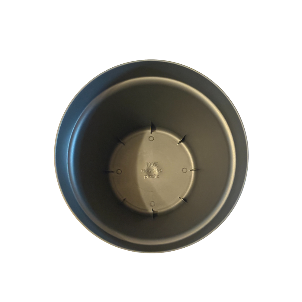 Pflanztopf Basic - Schwarz - inkl. Untersetzer - Ø20cm