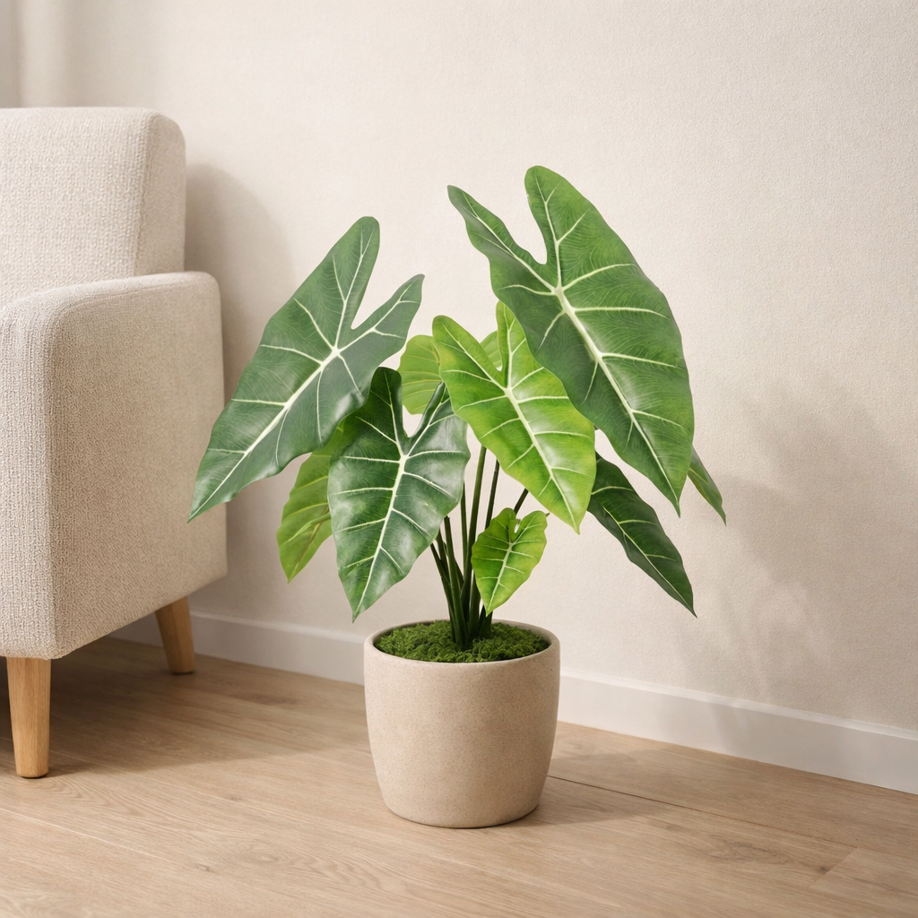 Kunstpflanze Alocasia Polly - ⭥40cm