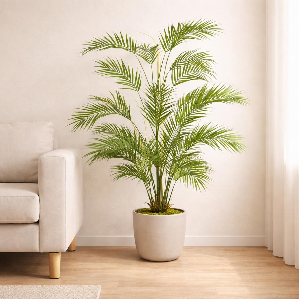 Kunstpflanze Areca Palme - "Goldfruchtpalme" - ⭥120cm