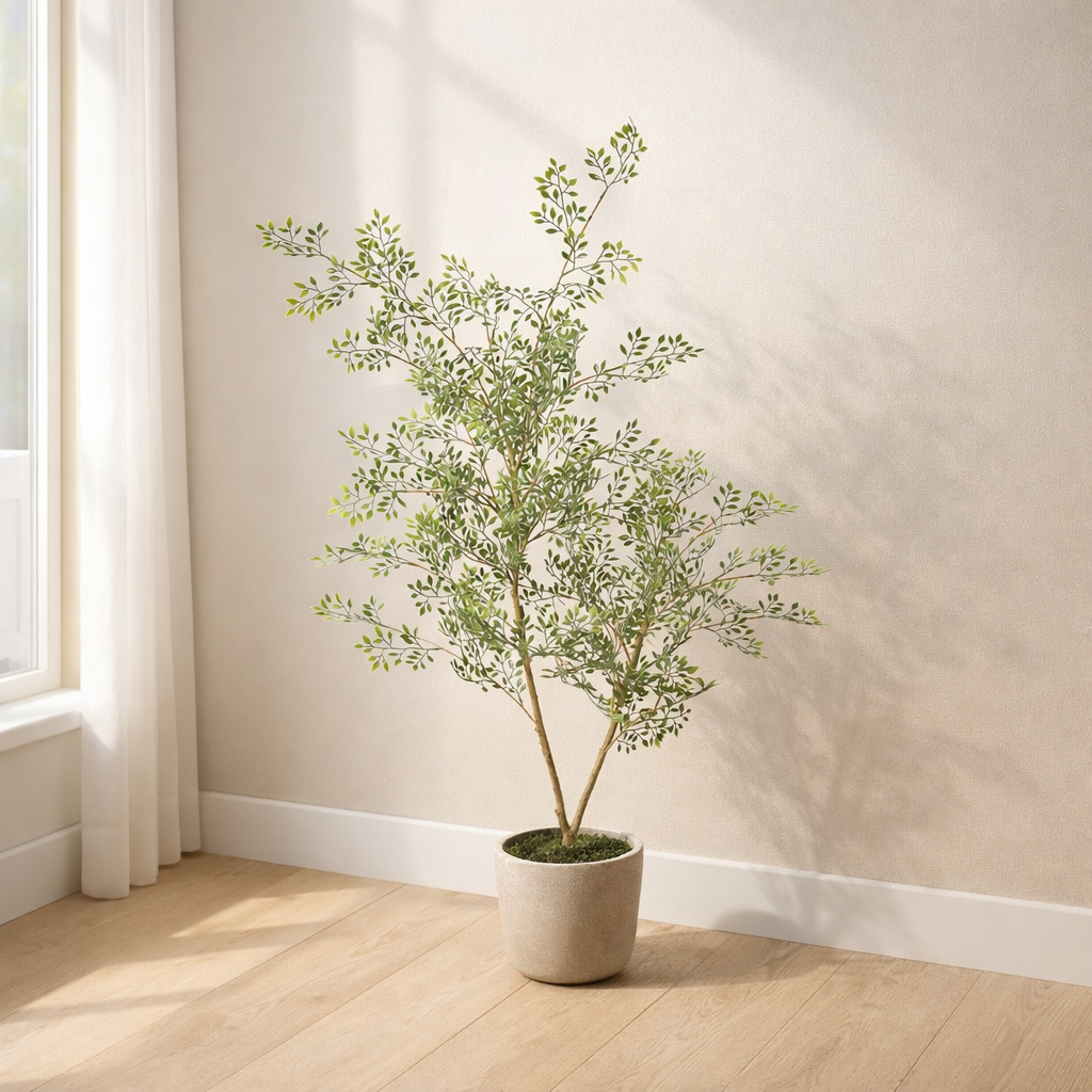 Kunstpflanze Bucida - "Schwarzer Olivenbaum" - ⭥70cm