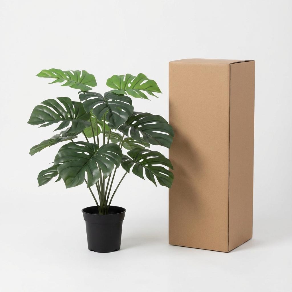 Kunstpflanze Monstera Deliciosa - "Fensterblatt" - ⭥45cm