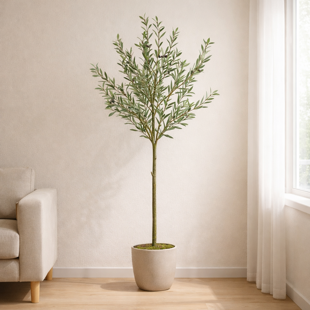 Kunstpflanze Olea Europaea - "Olivenbaum" - ⭥150cm