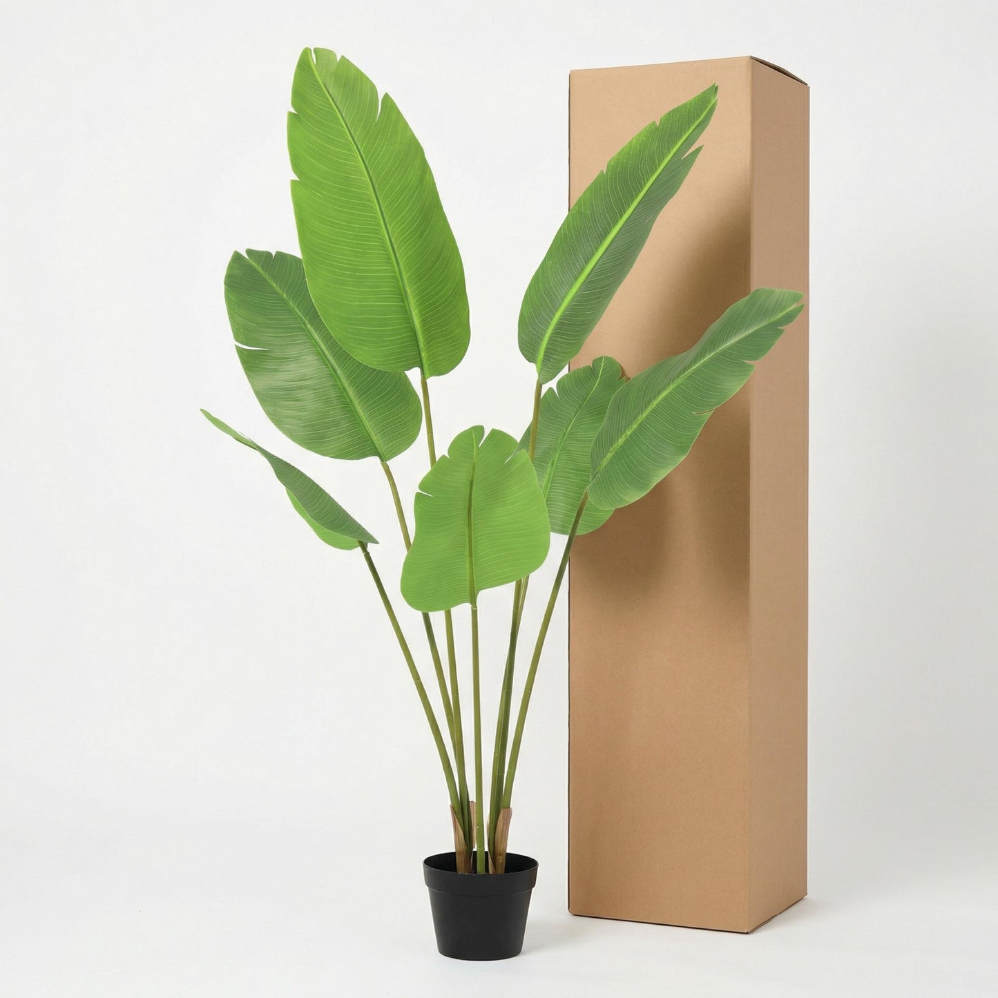 Kunstpflanze Strelitzia Nicolai - "Paradiesvogelblume" - ⭥130cm