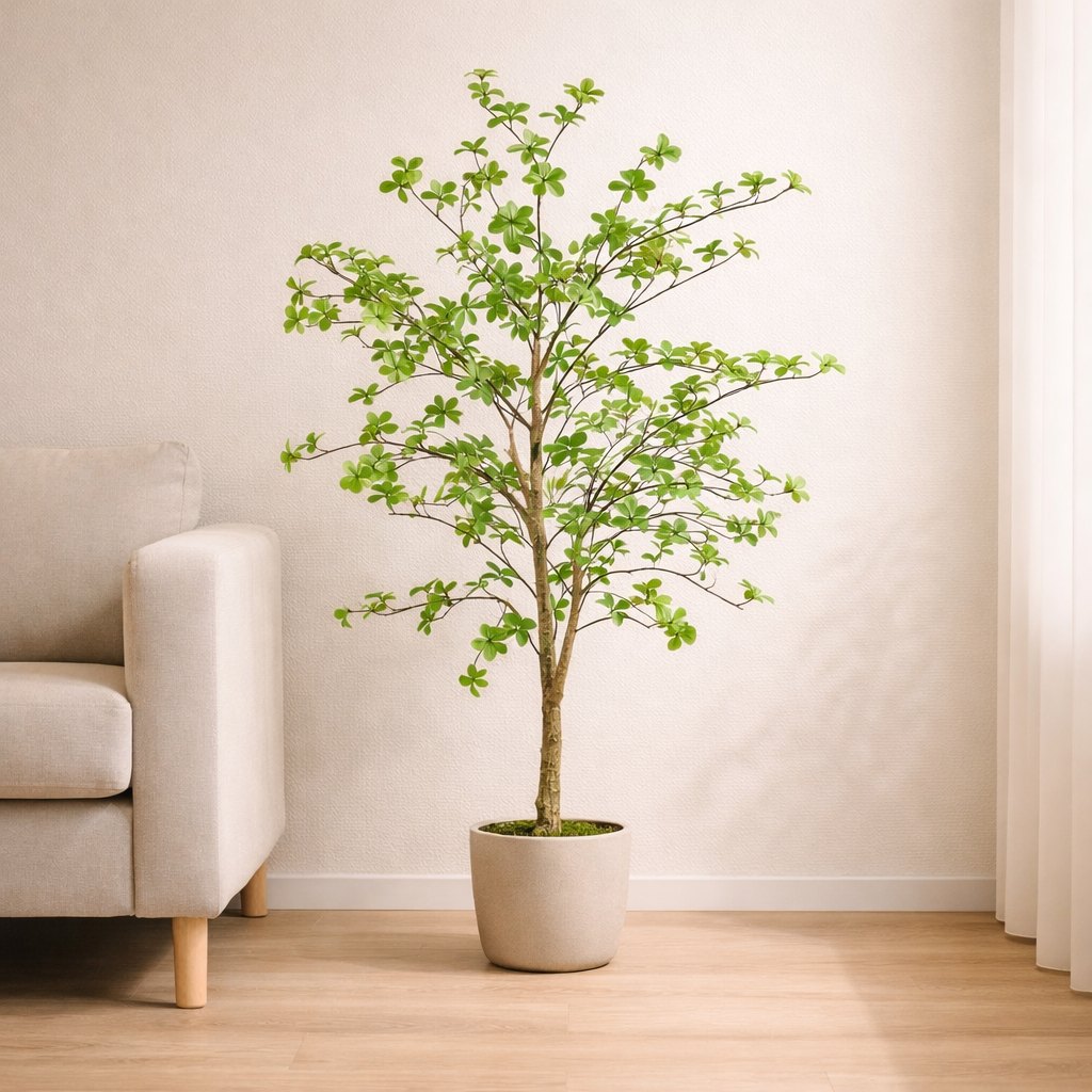 Kunstpflanze Tropaeolum - "Kapuzinerkresse" - ⭥130cm