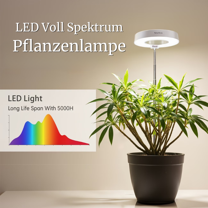 LED Pflanzenlampe inkl. Netzteil - Vollspektrum - Höhenverstellbar