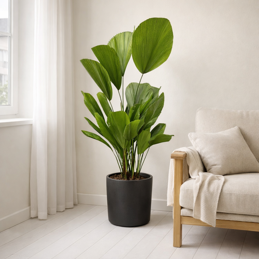Licuala Grandis - "Großblättrige Strahlenpalme" - ⭥130cm