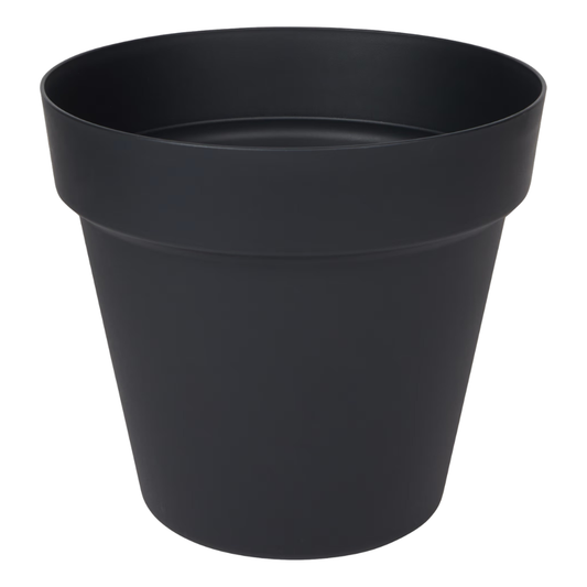 Pflanztopf Basic - Schwarz - inkl. Untersetzer - Ø30cm