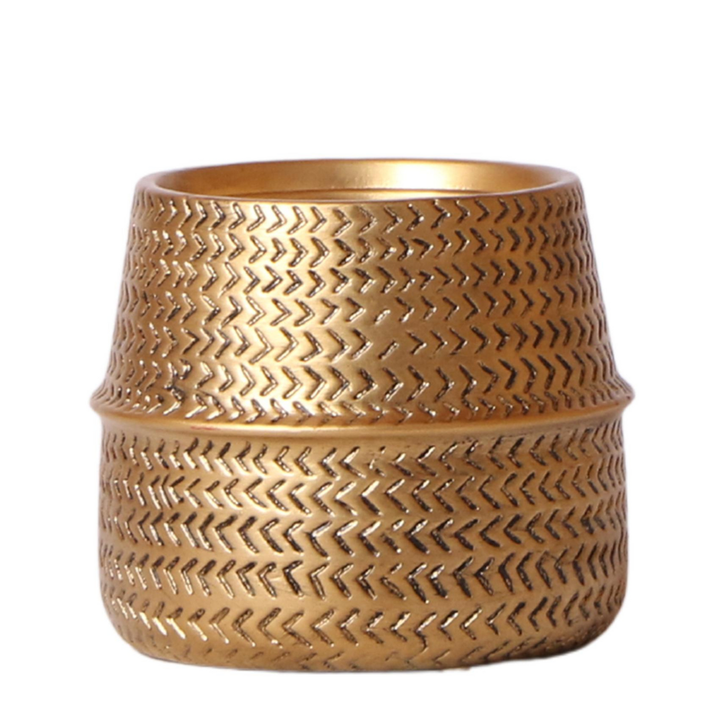 Lila Orchidee "Morelia" - ⭥35cm - mit Ziertopf Groove in Gold