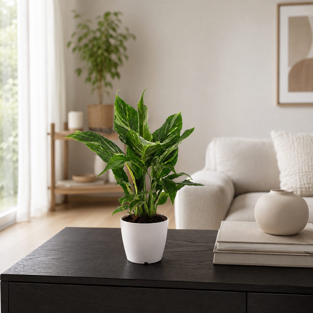 Spathiphyllum Diamond - "Einblatt" - ⭥40cm