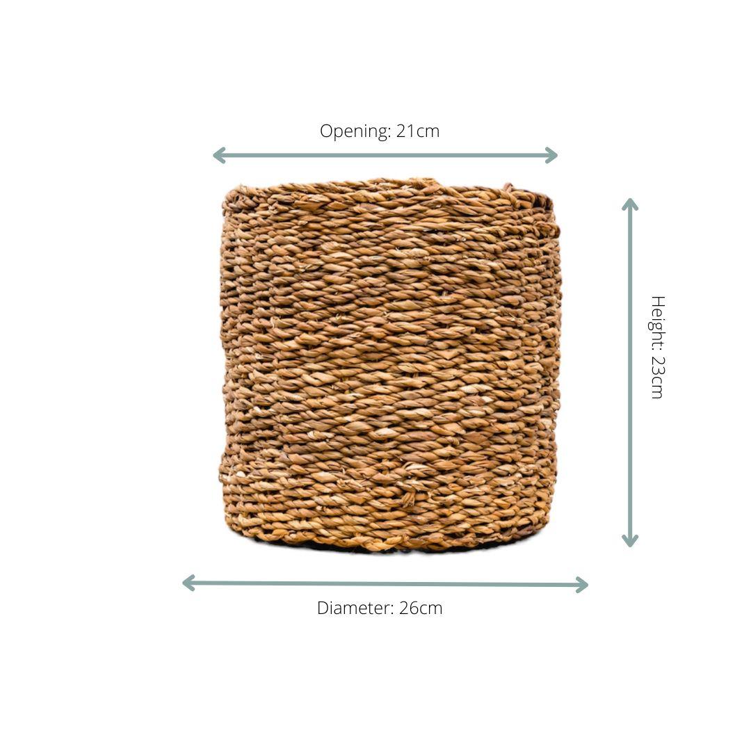 Pflanzkorb Ido - Natur - Ø21cm