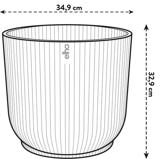 Pflanztopf ELHO Vibes - Weiß - Ø35cm
